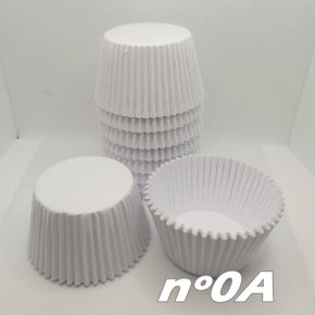 Forminha de papel Alta nº0A Branca – 100un – Reiki 