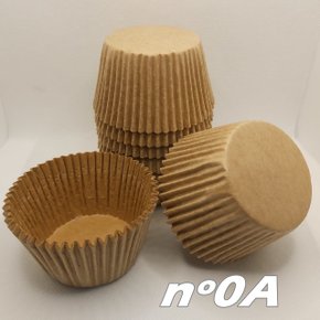 Forminha de papel Alta nº0A Kraft – 100un – Reiki 