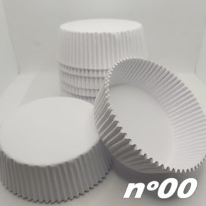 Forminha de papel Baixa nº00 Branca – 100un – Reiki 