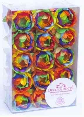 Forminha Decora Doces Bela – 30un – Now United colorida