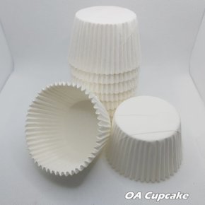 Forminha para Cupcake nº0A Branca – 100un – Reiki 