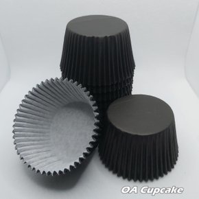 Forminha para Cupcake nº0A Preta – 100un – Reiki 