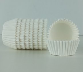 Forminha para doces N°0B Impermeável Branca c/100 unidades – Confesta 