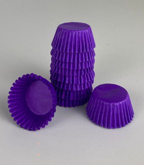 Forminha para doces N°4 Neon Roxa com 100 unidades- Reiki 
