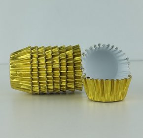 Forminha para doces N°4 Ouro c/100 unidades – Confesta 