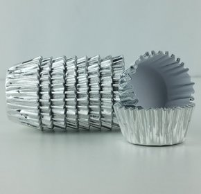 Forminha para doces N°5 Prata c/ 50 unidades – Confesta 