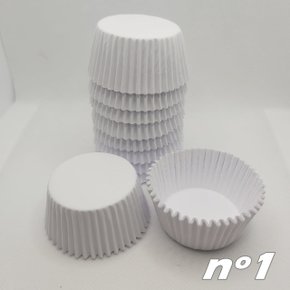 Forminha para doces nº1 Branca – 100un – Reiki 