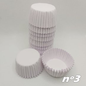 Forminha para doces nº3 Branca – 100un – Reiki 