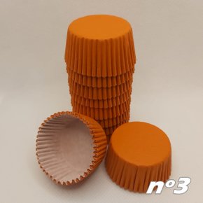 Forminha para doces nº3 Laranja – 100un – Reiki 