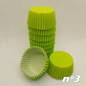 Forminha para doces nº3 Verde Limão – 100un – Reiki 