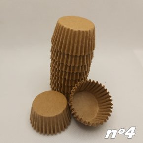 Forminha para doces nº4 Kraft – 100un – Reiki 