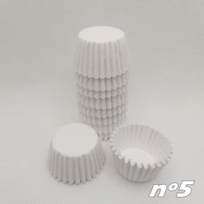 Forminha para doces nº5 Branca – 100un – Reiki 