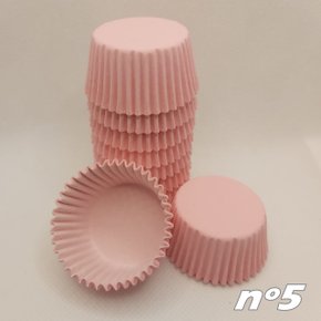 Forminha para doces nº5 Rosa – 100un – Reiki 