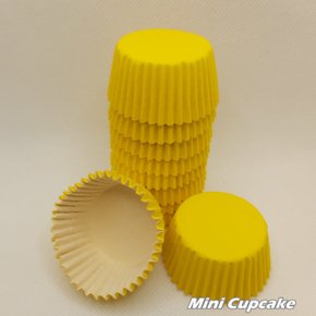 Forminha para Mini Cupcake nº2 Amarela – 100un – Reiki 