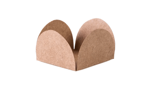 Forminha Quatro Pétalas Kraft 50 unidades – Sulformas 