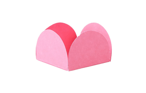 Forminha Quatro Pétalas Rosa Bebê 50 unidades – Sulformas 