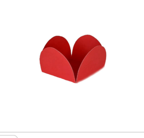 Forminha Quatro Pétalas Vermelha 50 unidades – Sulformas 