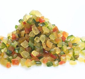 Fruta Cristalizada em cubos - kg