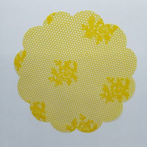 Fundo Decorado nº 9 Rendado Amarelo com 100 un. – Cartonagem Brasil