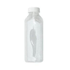 GARRAFA PET 500ML C/4 QUAD. TAMPA LACRE BRANCA 