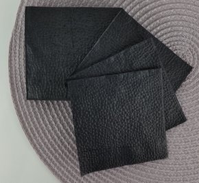 Guardanapo liso Preto 20x20 C/50 Unidades – Bello Festas 