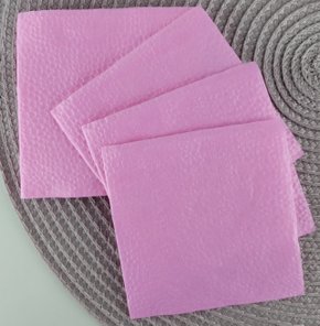 Guardanapo liso Rosa Claro 20x20 C/50 Unidades – Bello Festas 