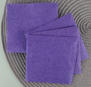 Guardanapo liso Roxo 20x20 C/50 Unidades – Bello Festas 