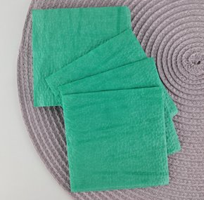 Guardanapo liso Verde Bandeira 20x20 C/50 Unidades – Bello Festas 