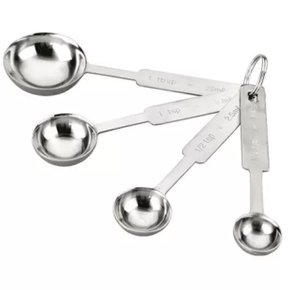 Jogo de Colheres Medidoras 4 Peças – Mimo Style  
