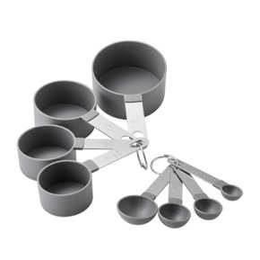 Jogo de Xícaras e Colheres Medidoras 8 Peças – Mimo Style