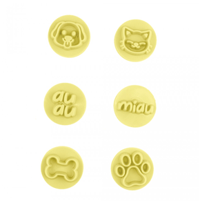 Kit Carimbos Pets 2cm Amarelo – BlueStar