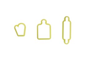 Kit Cortador Cozinha com 3 peças - BlueStar