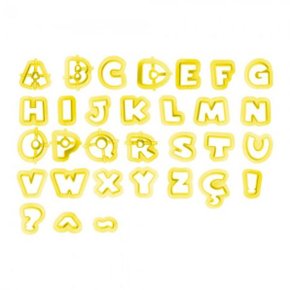 Kit Cortador Letras 2 (2 Cm) com 38 peças - BlueStar