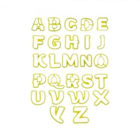 Kit Cortador Letras Maiúsculas com 26 peças - BlueStar