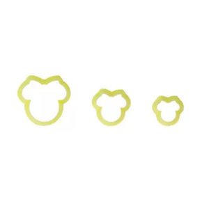 Kit Cortador Ratinha G (Minnie) com 3 peças - BlueStar