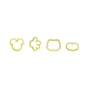 Kit Cortador Ratinho (Mickey) com 4 peças