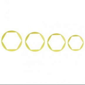 Kit Cortador sextavado M com 4 peças - BlueStar