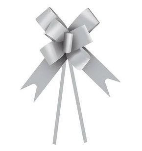 Laço pronto Plástico 12mm Prata 10 unidades - Cromus