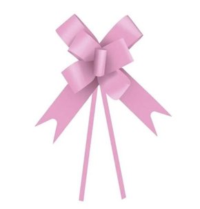 Laço pronto Plástico 49mm Rosa 10 unidades - Cromus