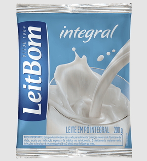 Leite em Pó Integral 200 g- LeitBom