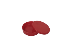 Lembrança Latinha Redonda Vermelho com 10 unidades