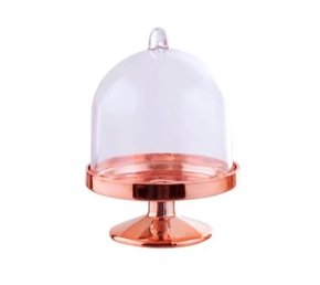 Lembrança Mini Cúpula para doce Rose Gold - unidade