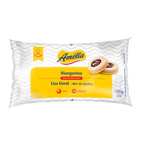 Margarina Amélia 80% com sal 1,01kg – Vigor 