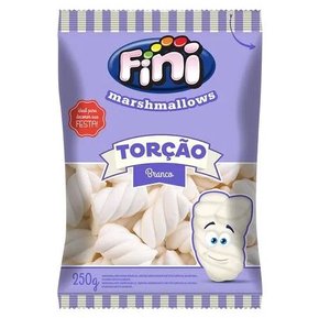 Marshmallow Fini 250g Torção Branco