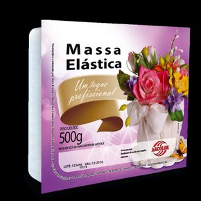 Massa Elástica branca 500g Arcolor