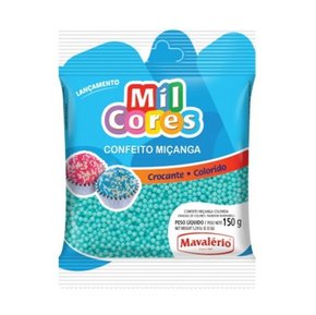 Miçanga Mil cores Baby Azul 150g – Mavalerio 