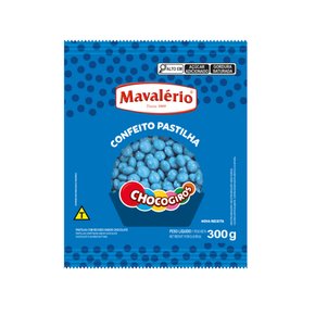 Mini Pastilha Confeito – Azul 300g - Mavalério