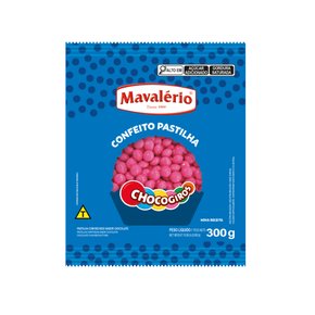 Mini Pastilha Confeito – Rosa 300g - Mavalério