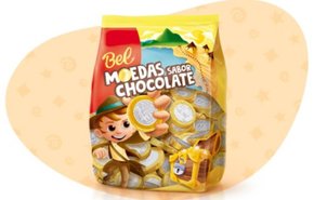 Moedas Sabor Chocolate 500g – Bel 
