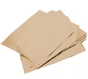 Papel Chumbo com 300 Unidade Ouro Fosco 10x9,8cm – Cromus 
